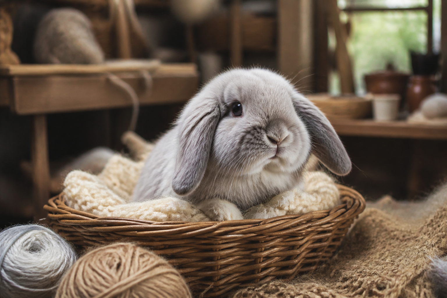 American Fuzzy Lop — imagen completa de la raza (Conejos)