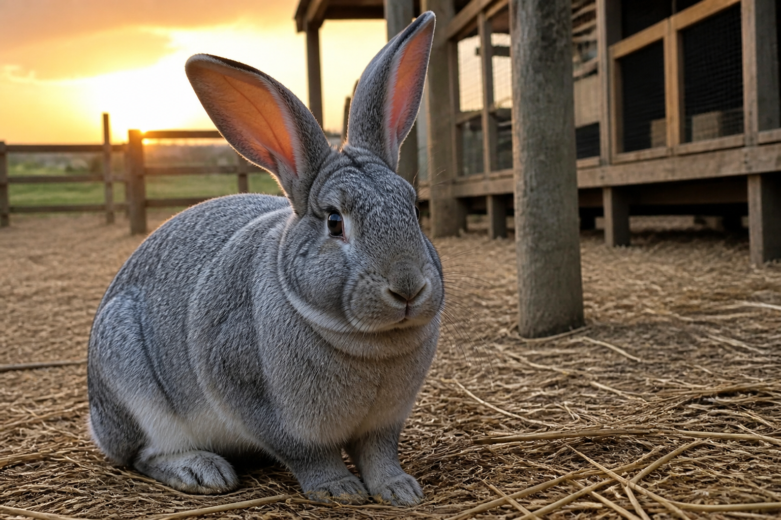 Chinchilla Americano — imagen completa de la raza (Conejos)