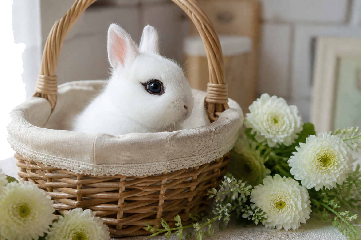 Hotot Enano (Dwarf Hotot) — imagen completa de la raza (Conejos)