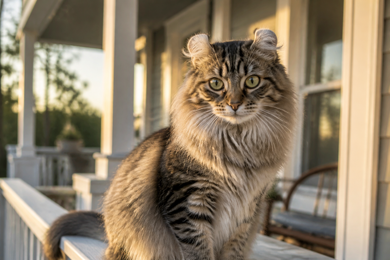 American Curl — imagen completa de la raza (Gatos)