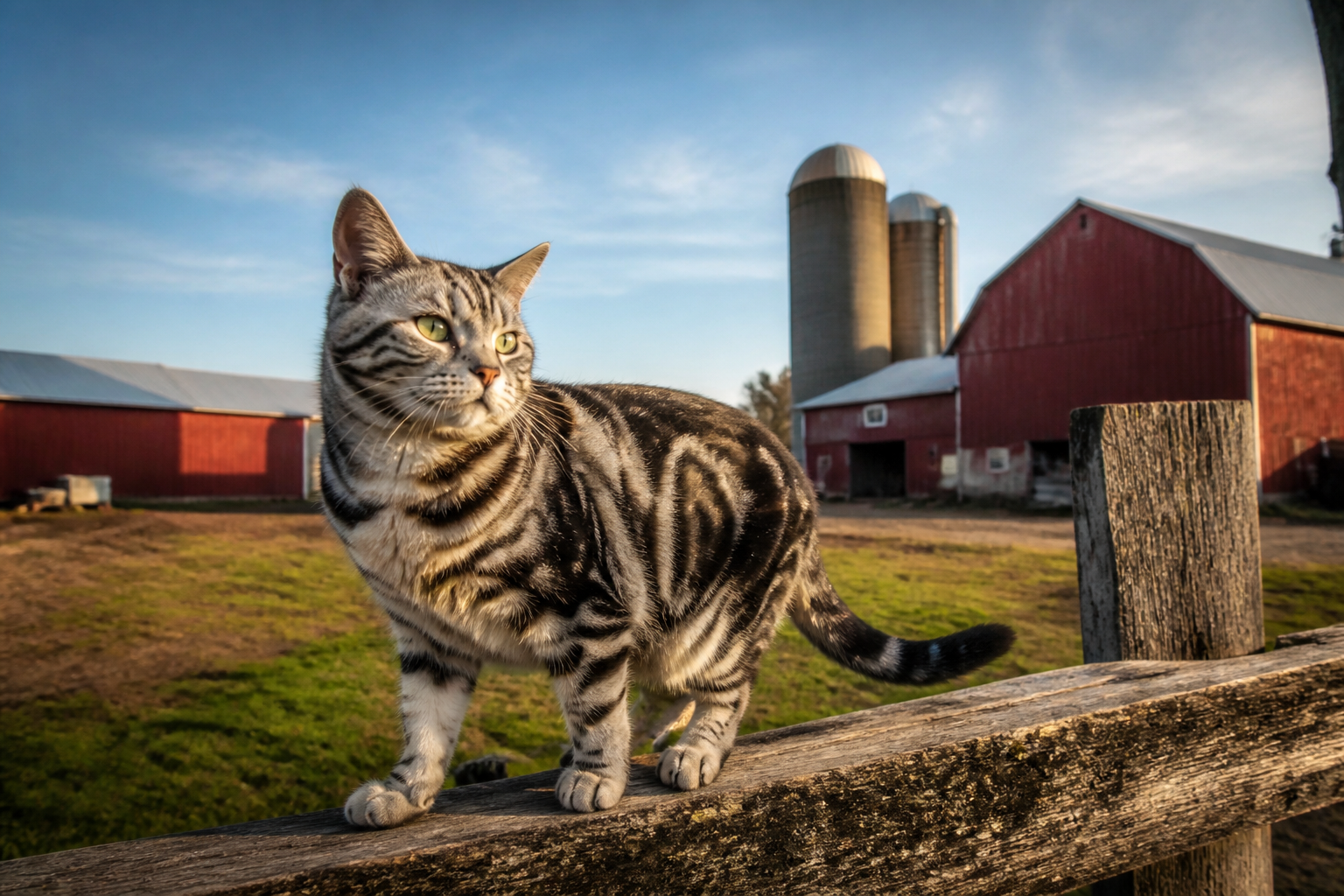 American Wirehair — imagen completa de la raza (Gatos)