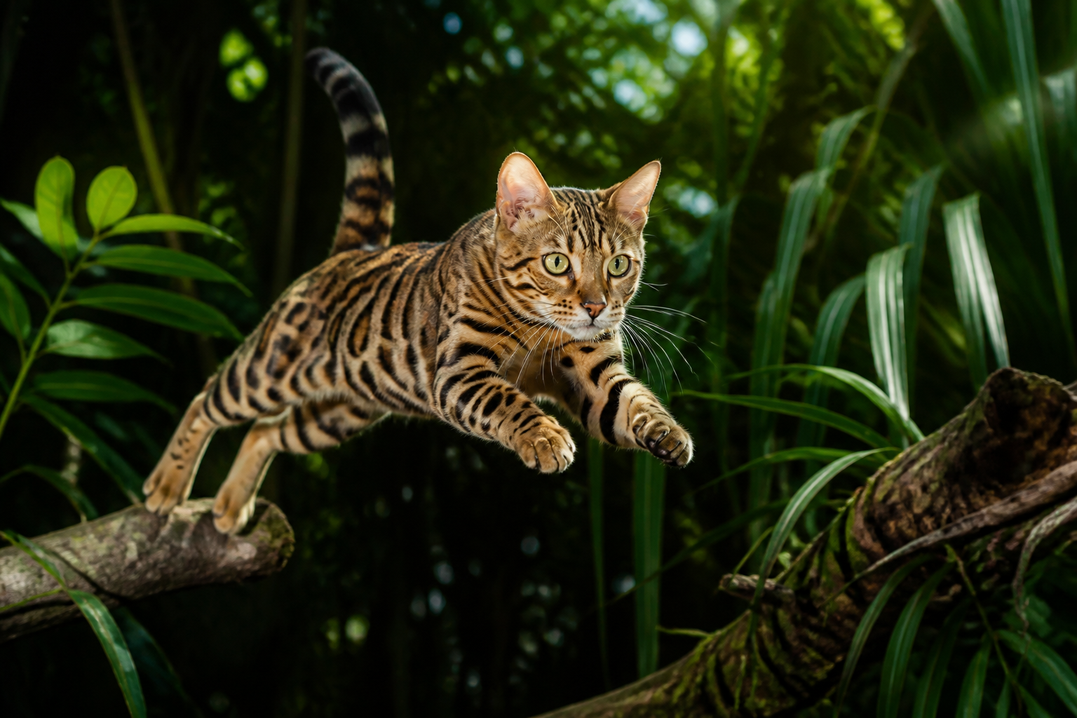 Bengalí — imagen completa de la raza (Gatos)