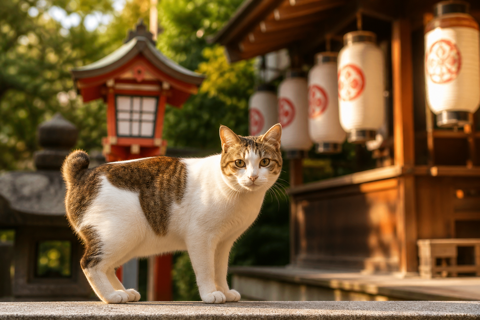 Bobtail Japonés (Japanese Bobtail) — imagen completa de la raza (Gatos)