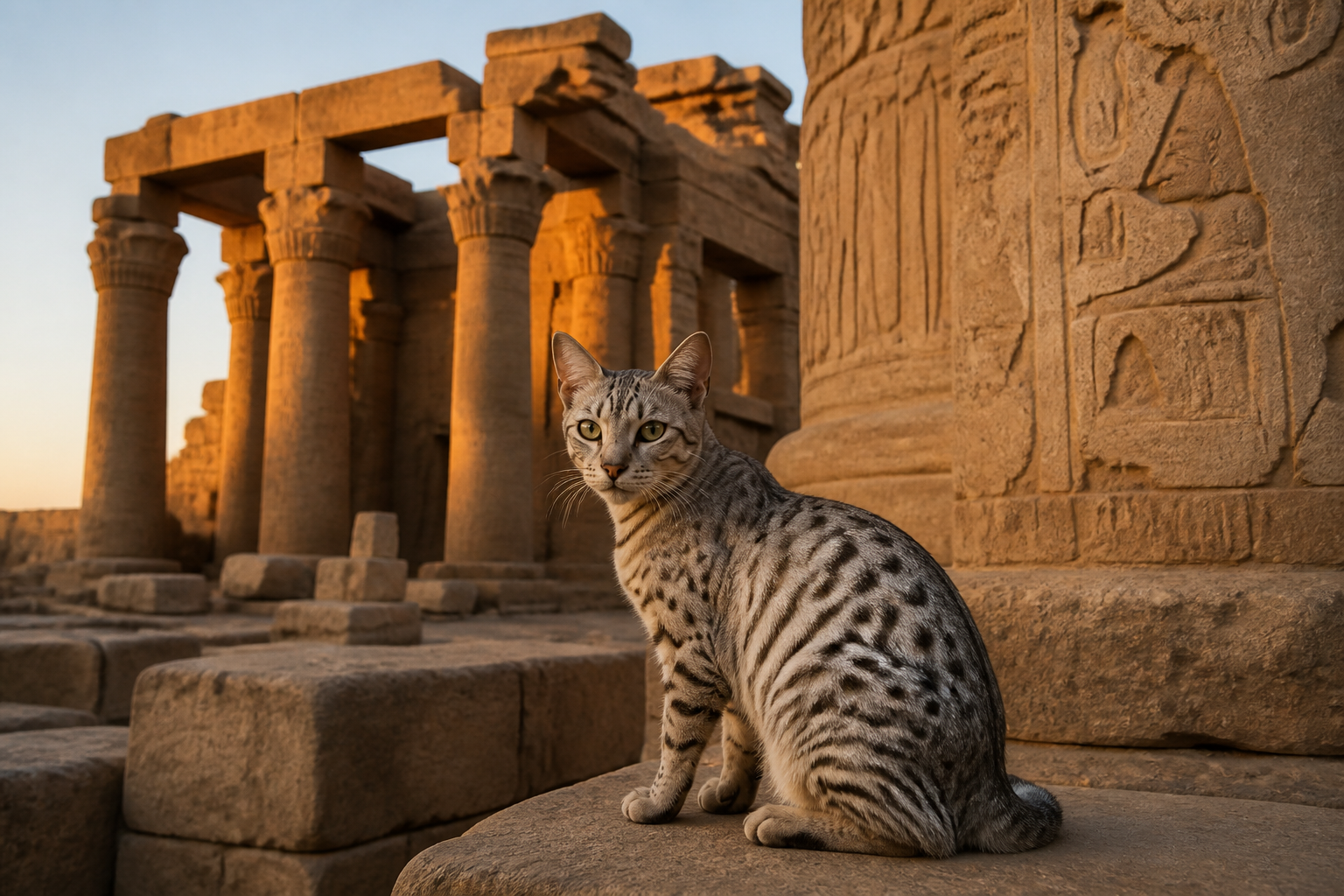 Egyptian Mau — imagen completa de la raza (Gatos)