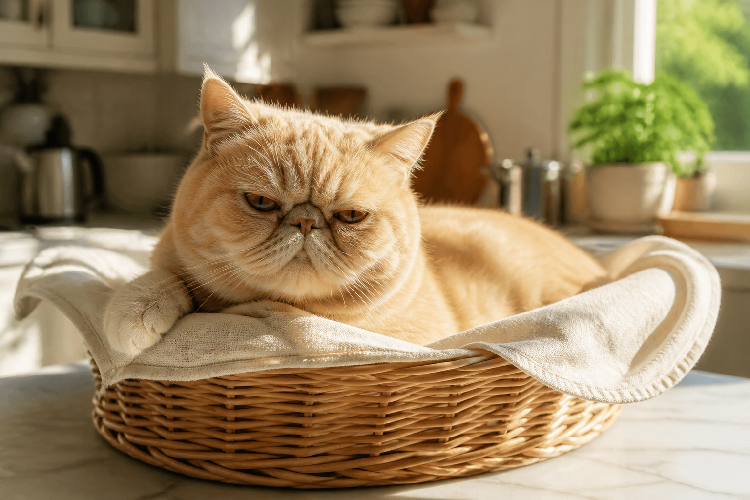 Exótico de Pelo Corto — imagen completa de la raza (Gatos)