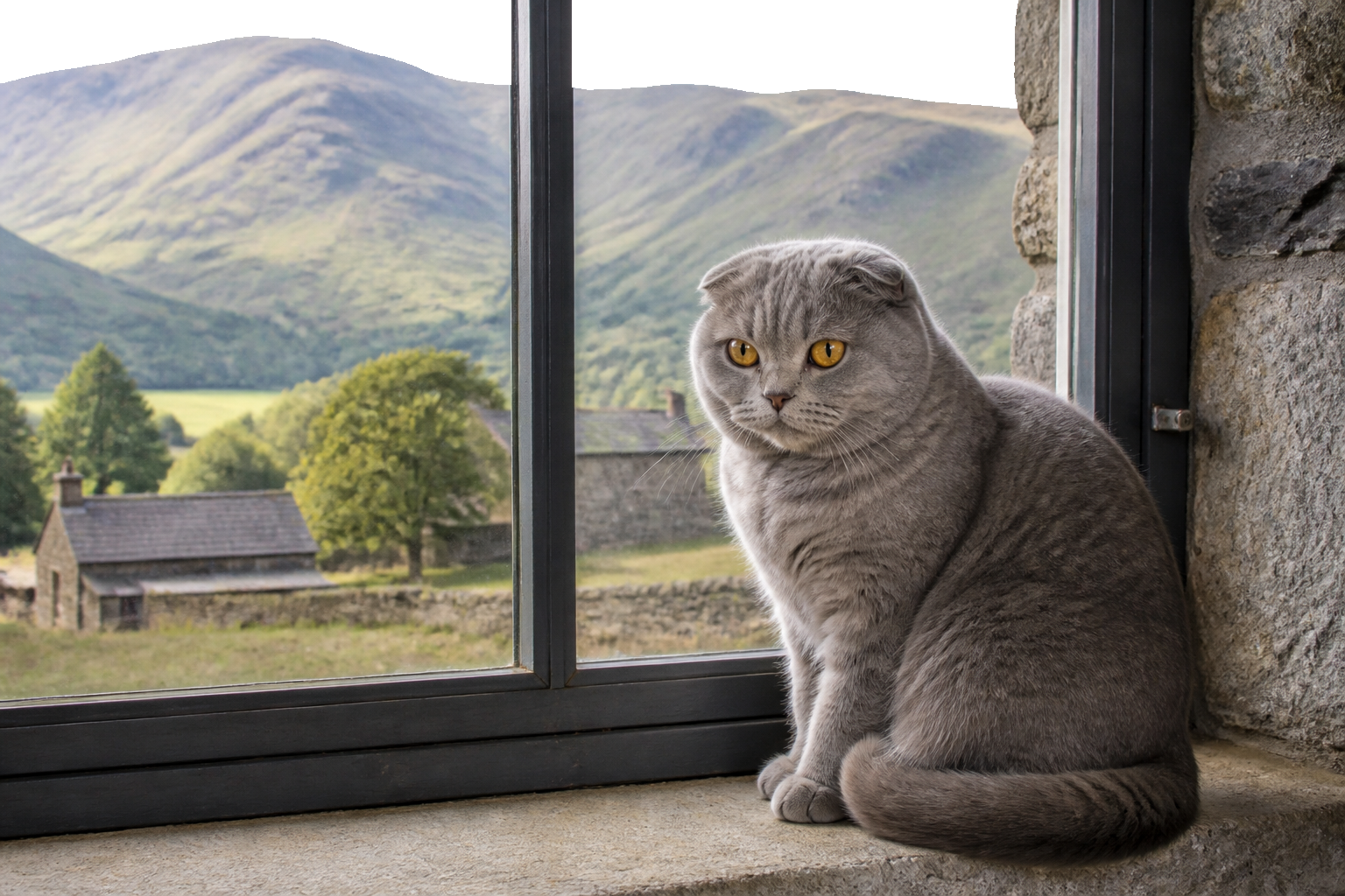 Scottish Fold — imagen completa de la raza (Gatos)