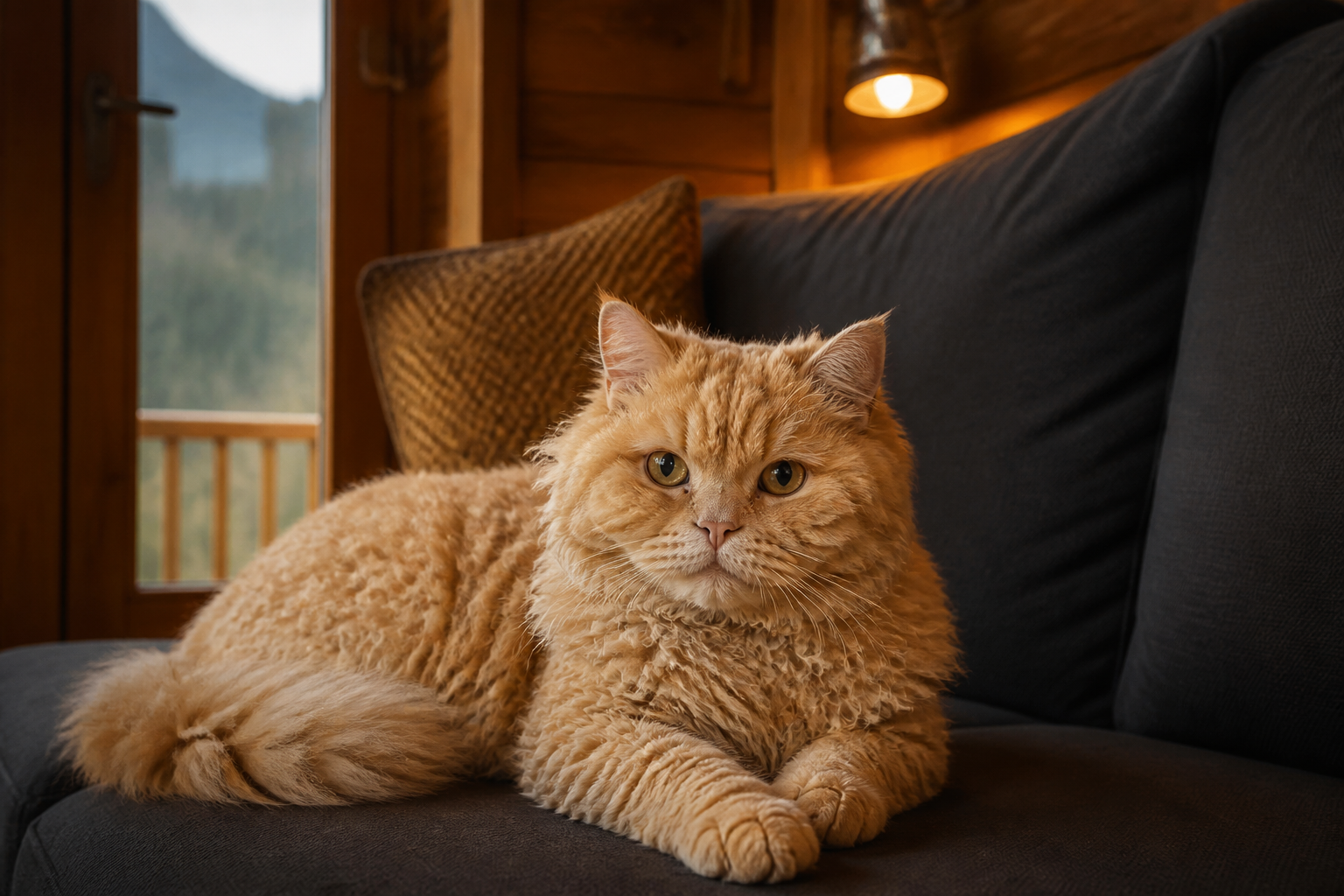 Selkirk Rex — imagen completa de la raza (Gatos)