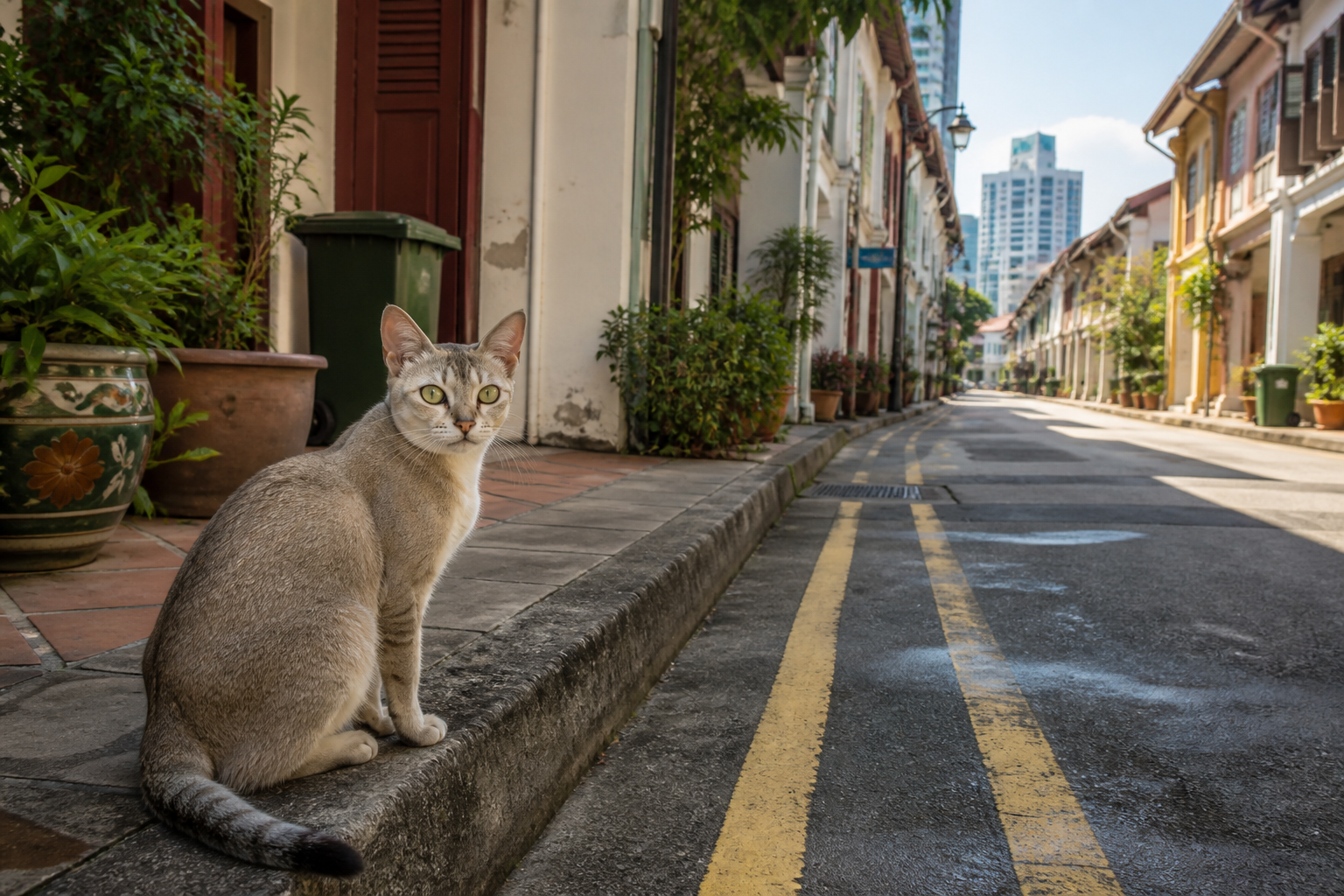 Singapura — imagen completa de la raza (Gatos)