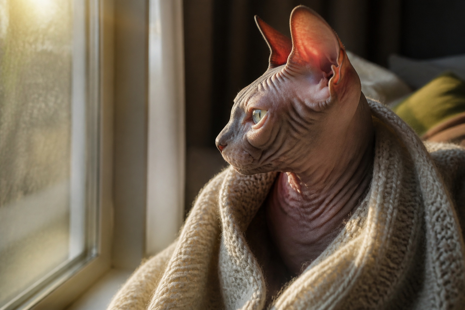 Sphynx — imagen completa de la raza (Gatos)