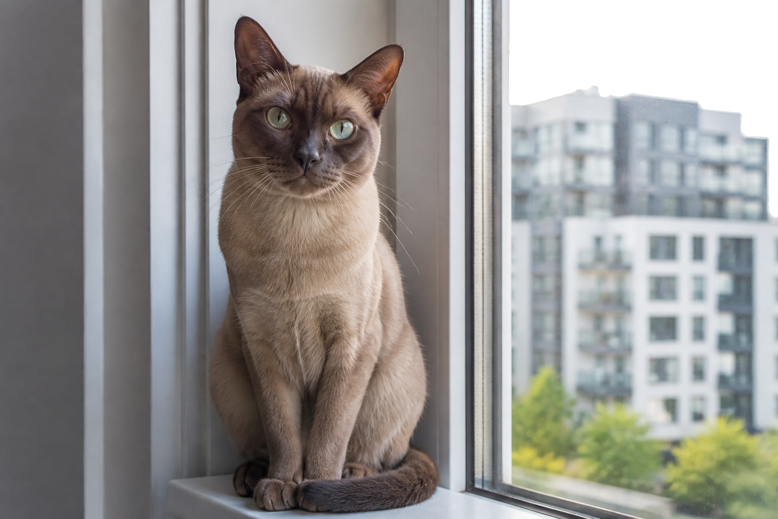 Tonkinés — imagen completa de la raza (Gatos)