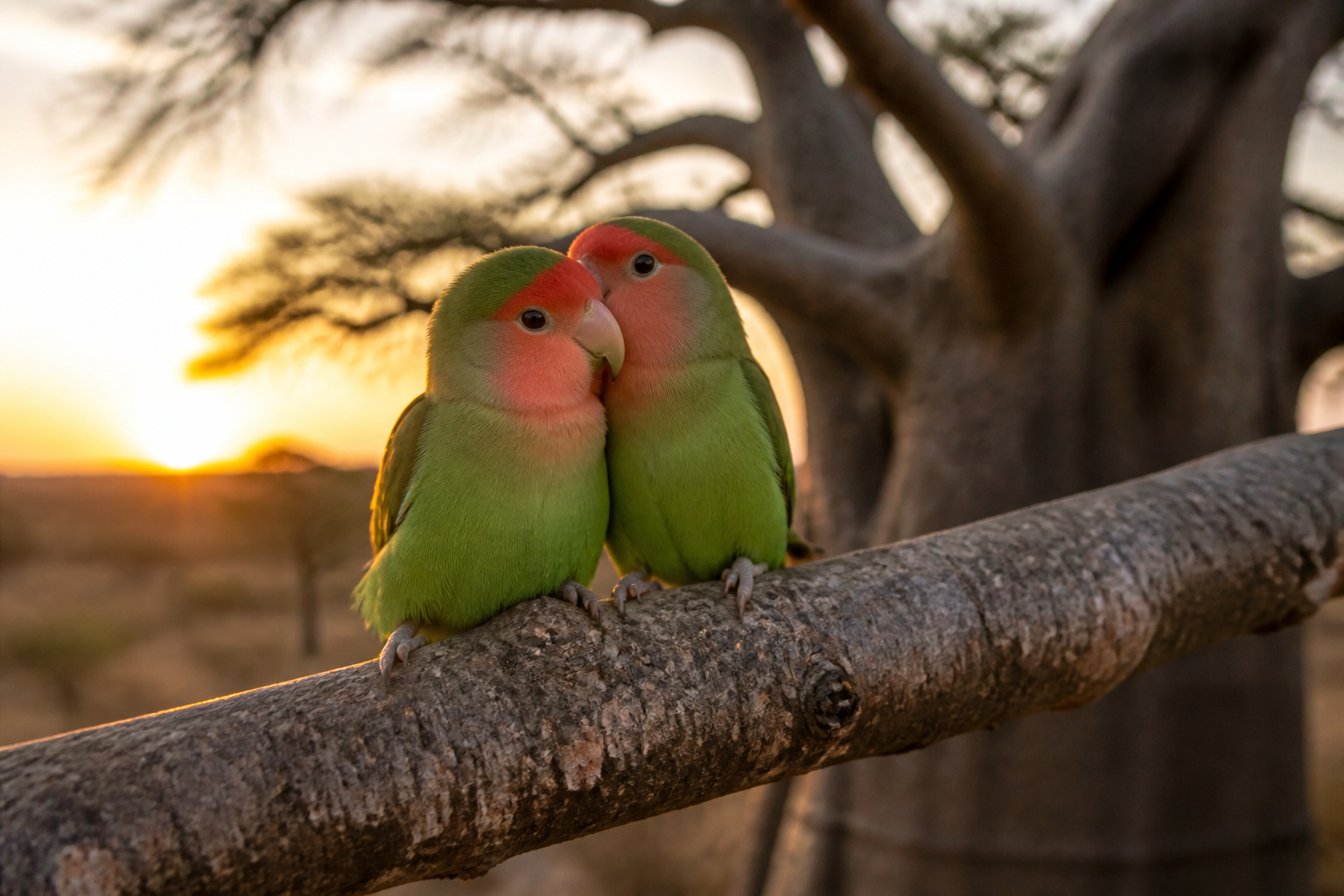 Agapornis (Inseparable) — imagen completa de la raza (Pájaros)