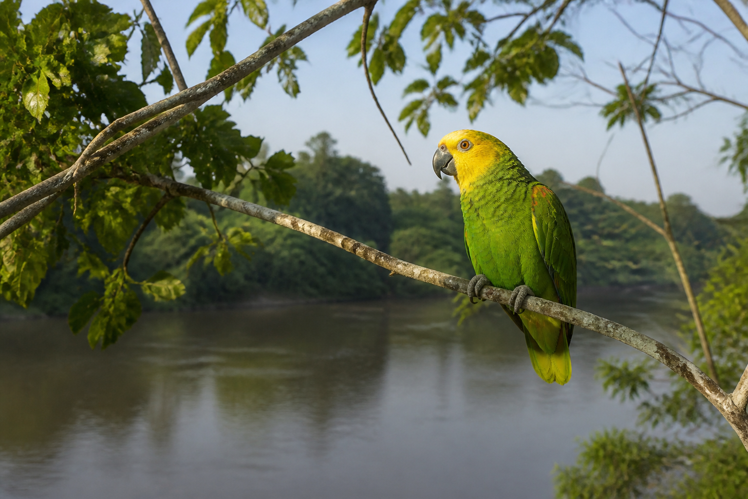 Amazona Real (Festiva) — imagen completa de la raza (Pájaros)