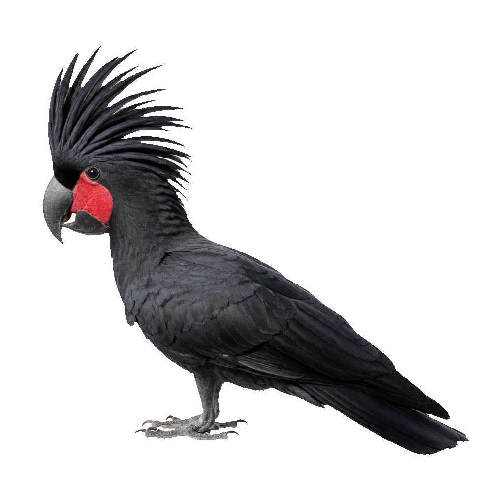 Cacatúa Negra Palmeada Cacatúa Negra Palmeada