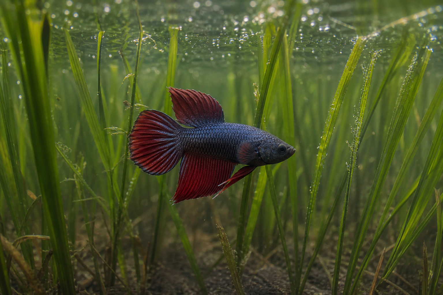 Betta (Luchador de Siam) — imagen completa de la raza (Peces)