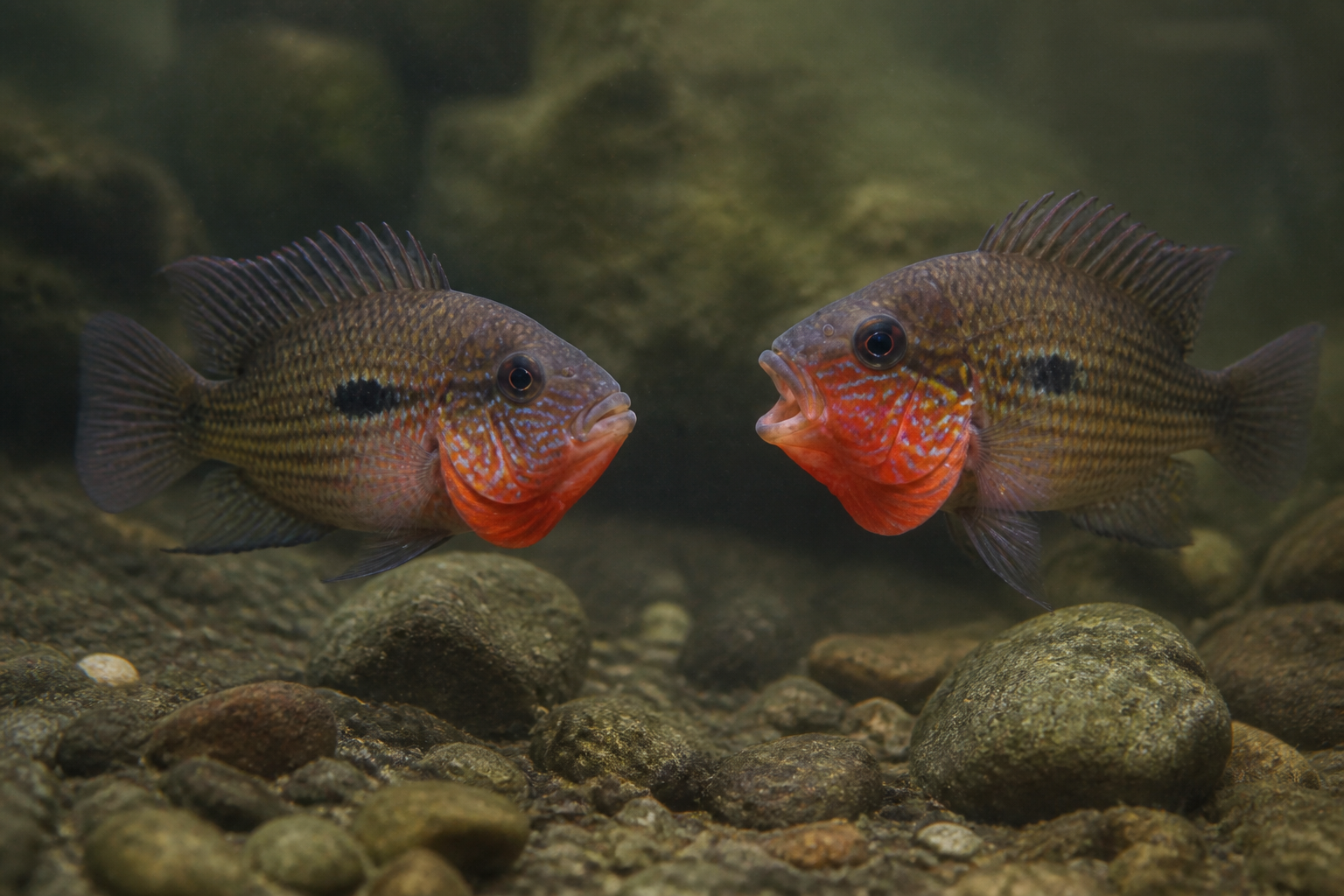 Cíclido Boca de Fuego (Firemouth) — imagen completa de la raza (Peces)