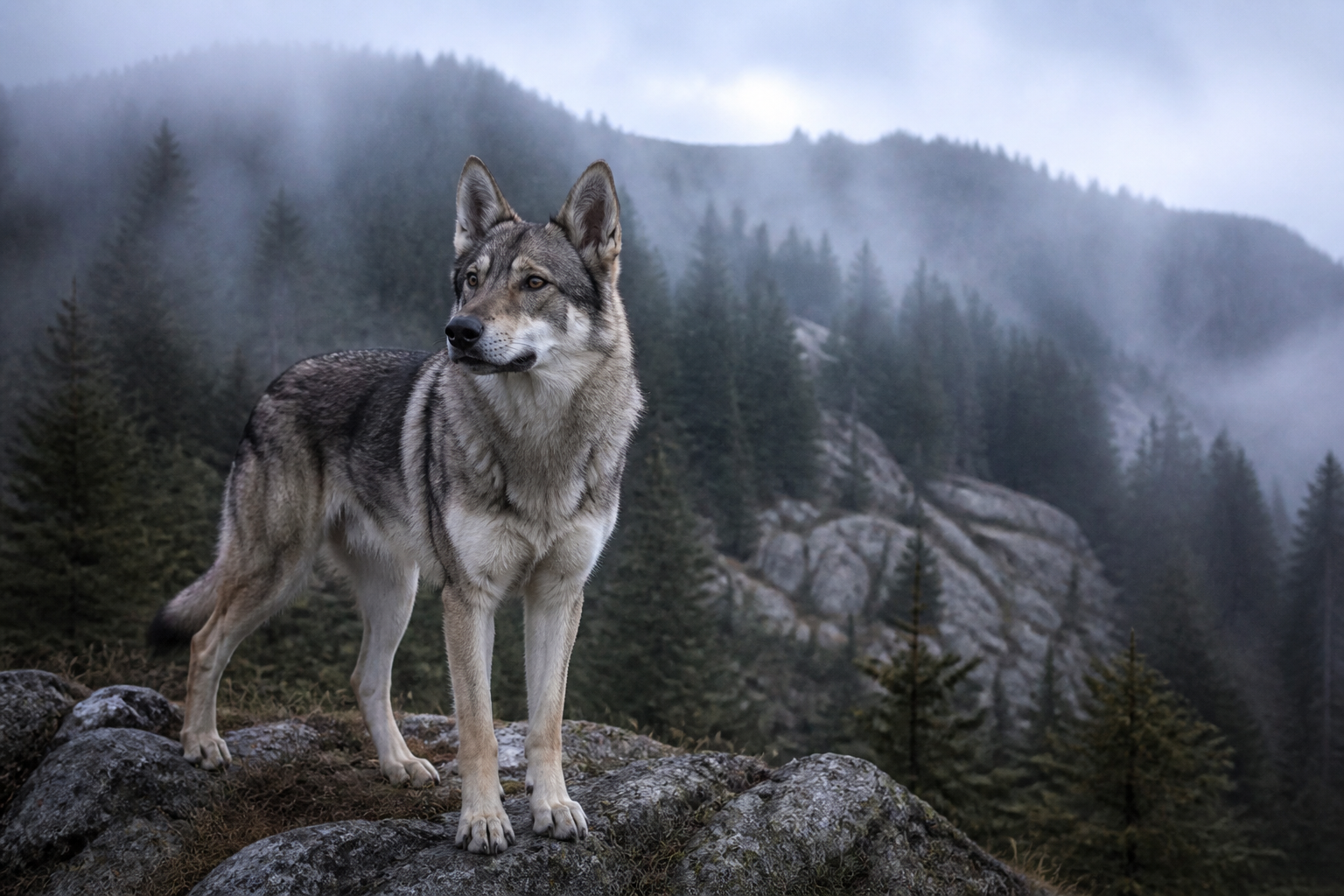 Perro Lobo Checoslovaco — imagen completa de la raza (Perros)