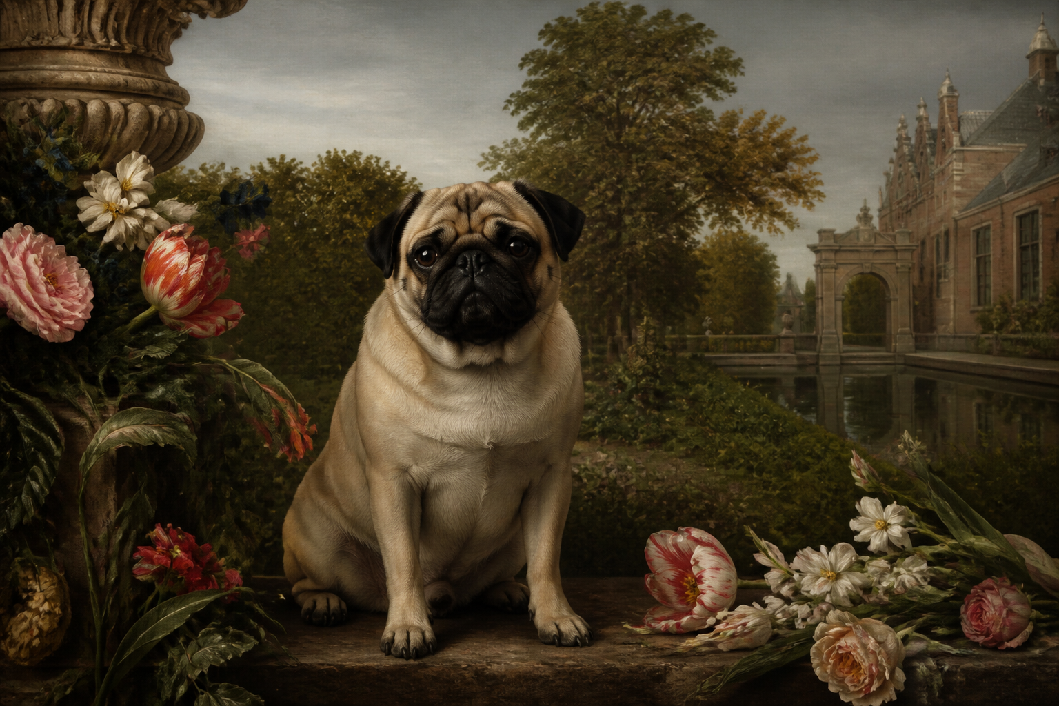 Pug (Carlino) — imagen completa de la raza (Perros)