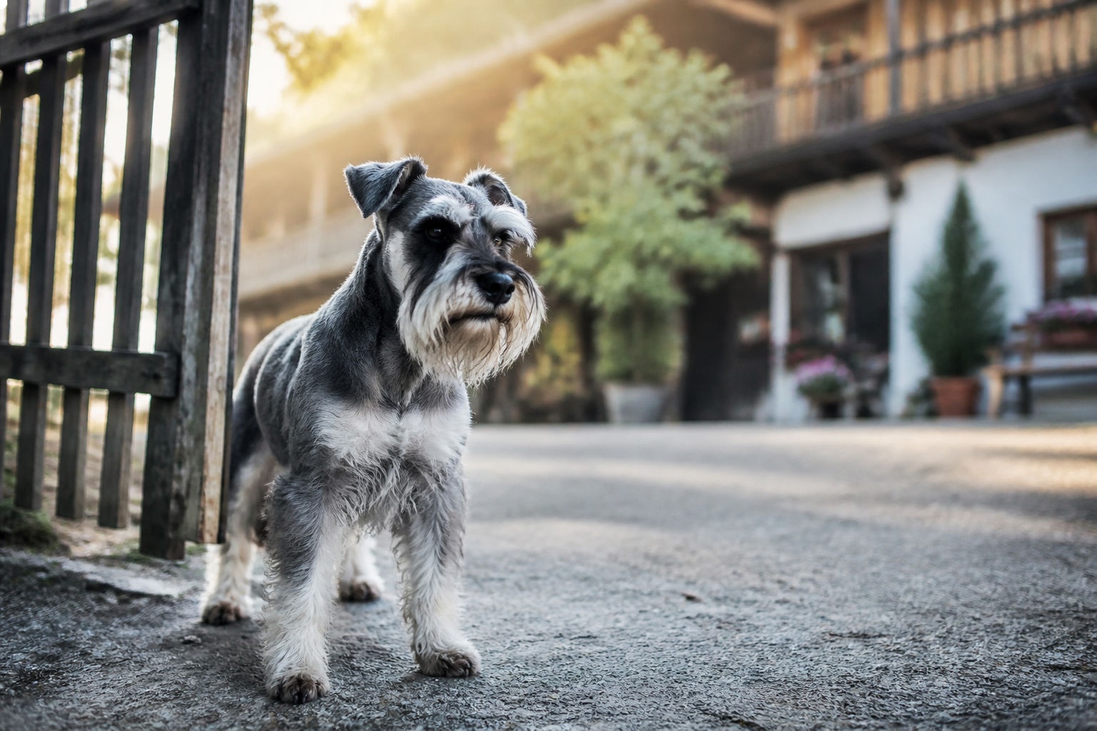 Schnauzer Miniatura — imagen completa de la raza (Perros)