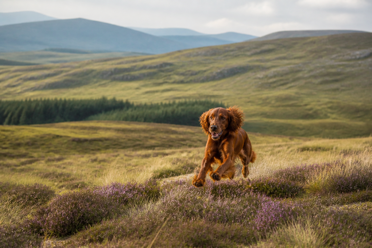 Setter Irlandés — imagen completa de la raza (Perros)