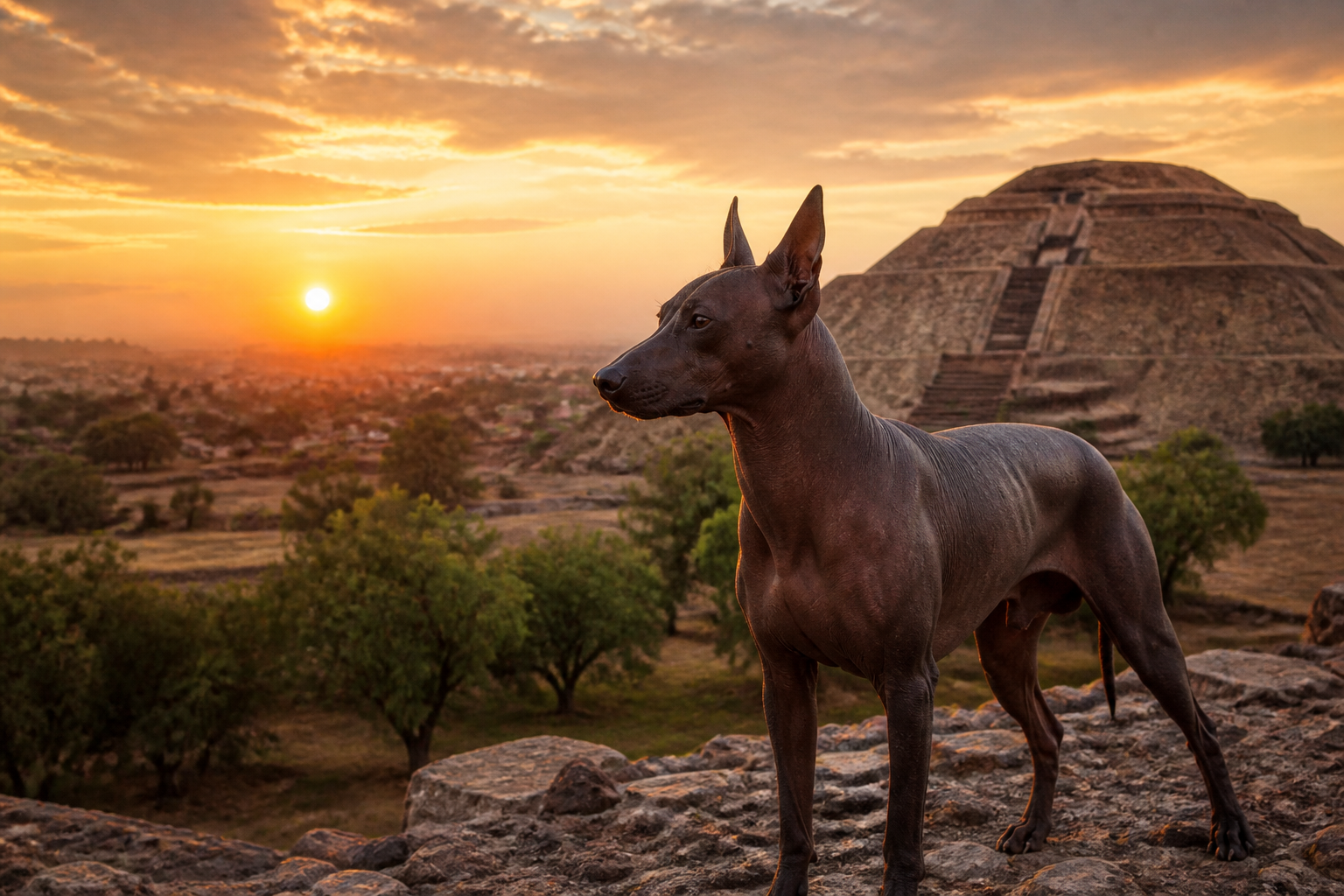 Xoloitzcuintle — imagen completa de la raza (Perros)