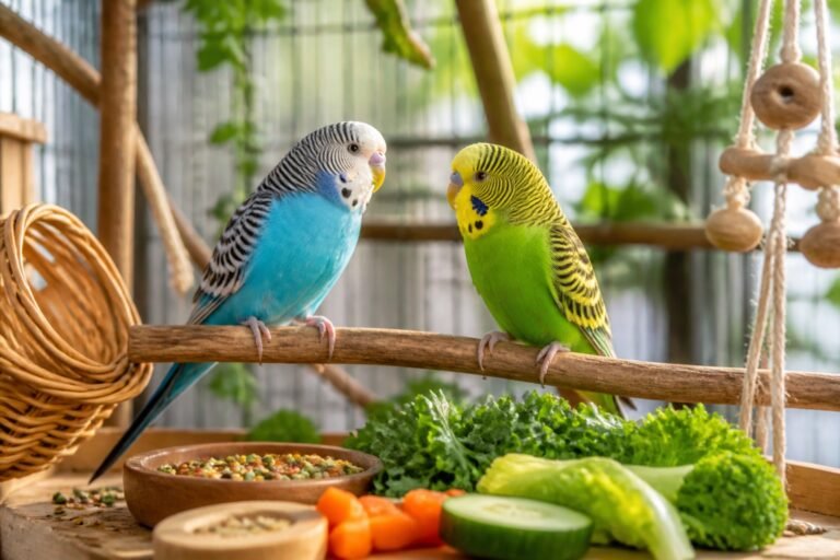 Alimentación de periquitos