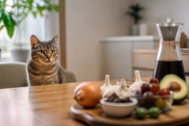 Aliments interdits pour les chats
