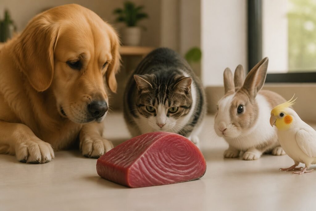Imagen de ¿Qué mascotas pueden comer atún? — ficha de alimentos Faunexia