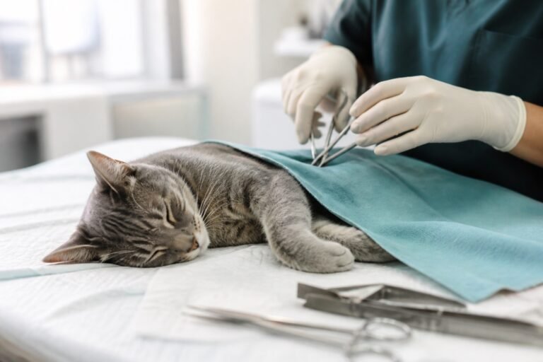 Esterilización en gatos
