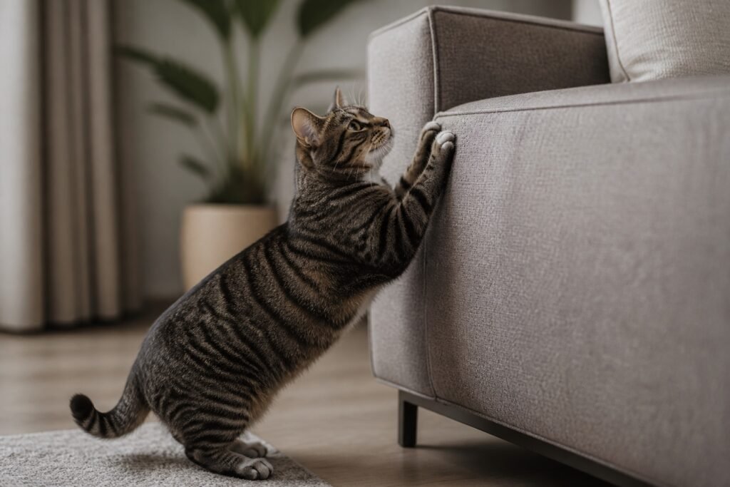 Mon chat gratte les meubles