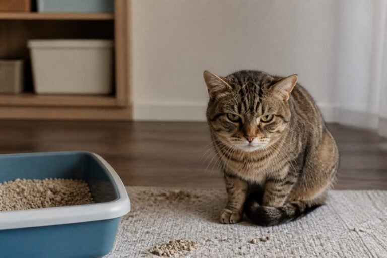 Constipation chez le chat