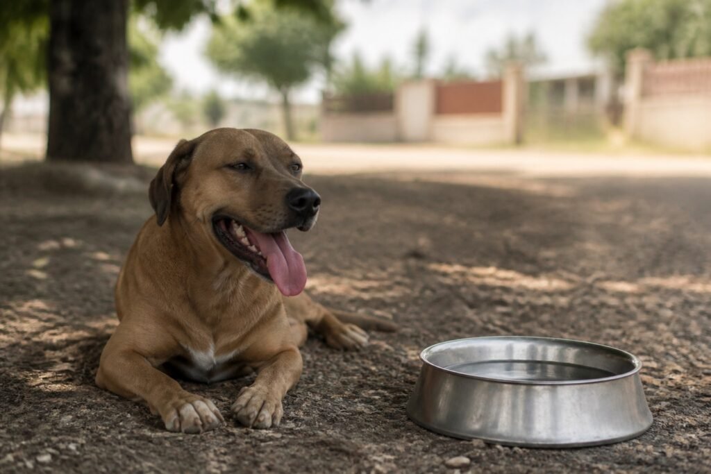 Golpe de calor en perros