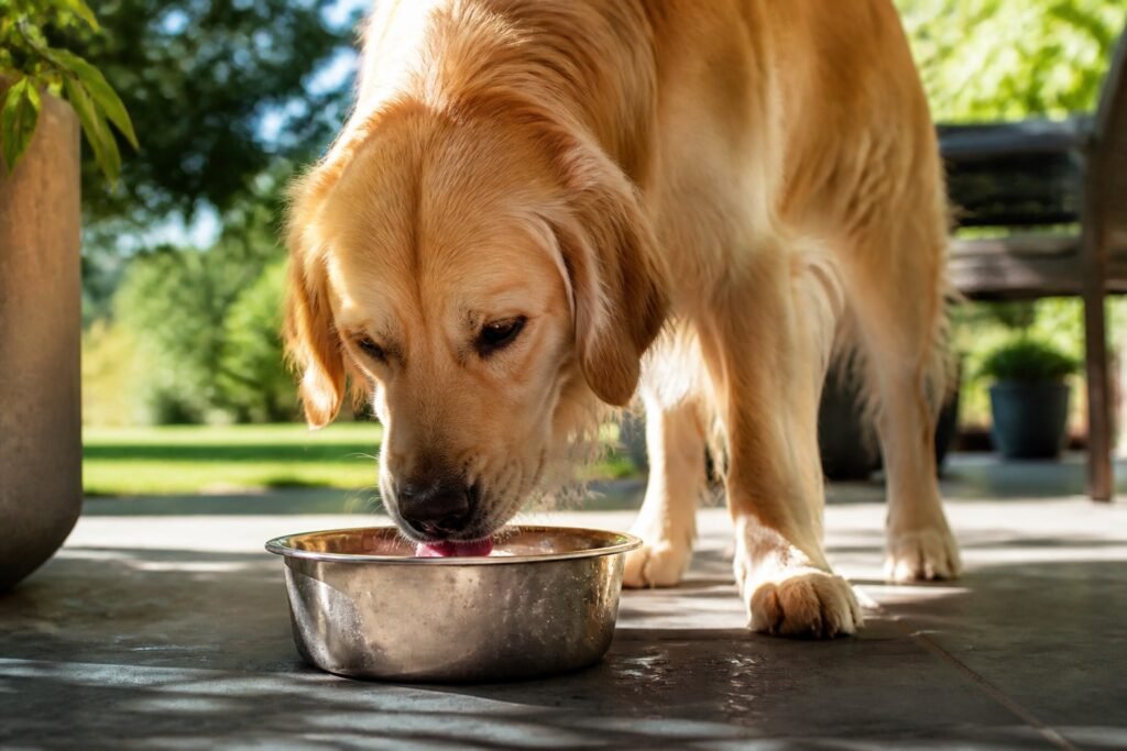 Hidratación de perros en verano