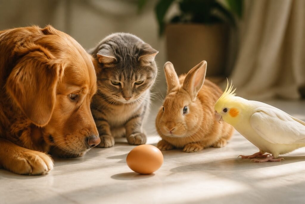Imagen de ¿Qué mascotas pueden comer huevo? — ficha de alimentos Faunexia