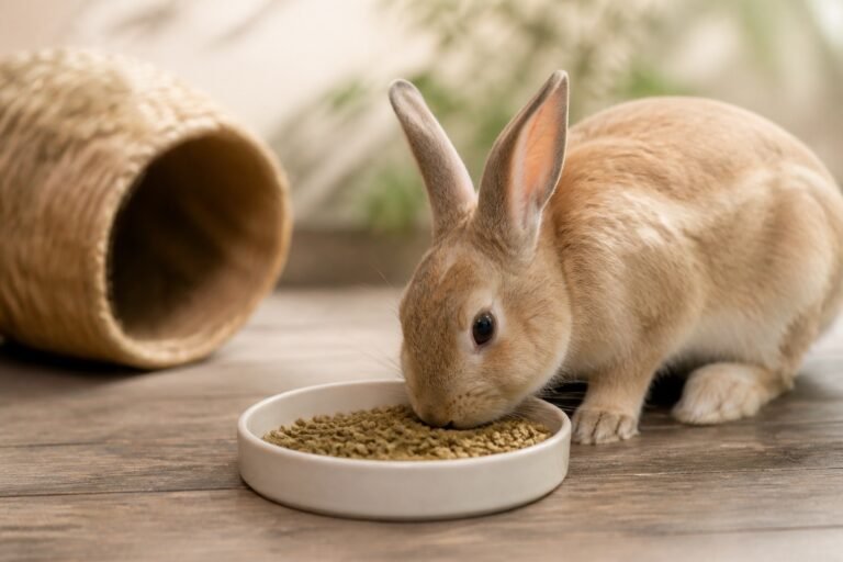 Pellets pour lapins