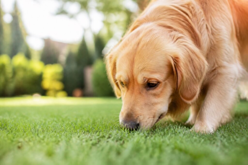Por qué mi perro come hierba