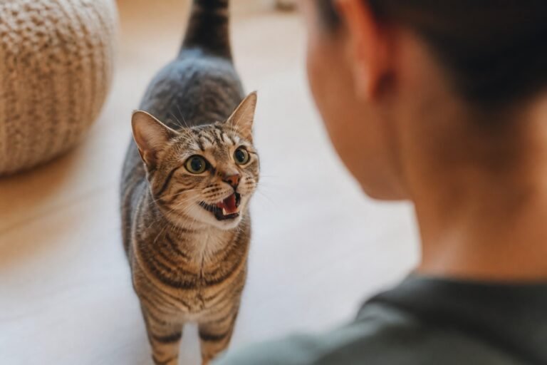 ¿Por qué maúlla tanto mi gato?