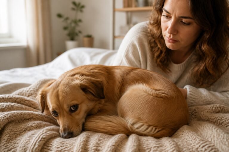 Mi perro tiembla sin motivo: causas y cuándo preocuparse