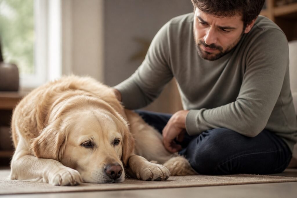 Pourquoi mon chien vomit