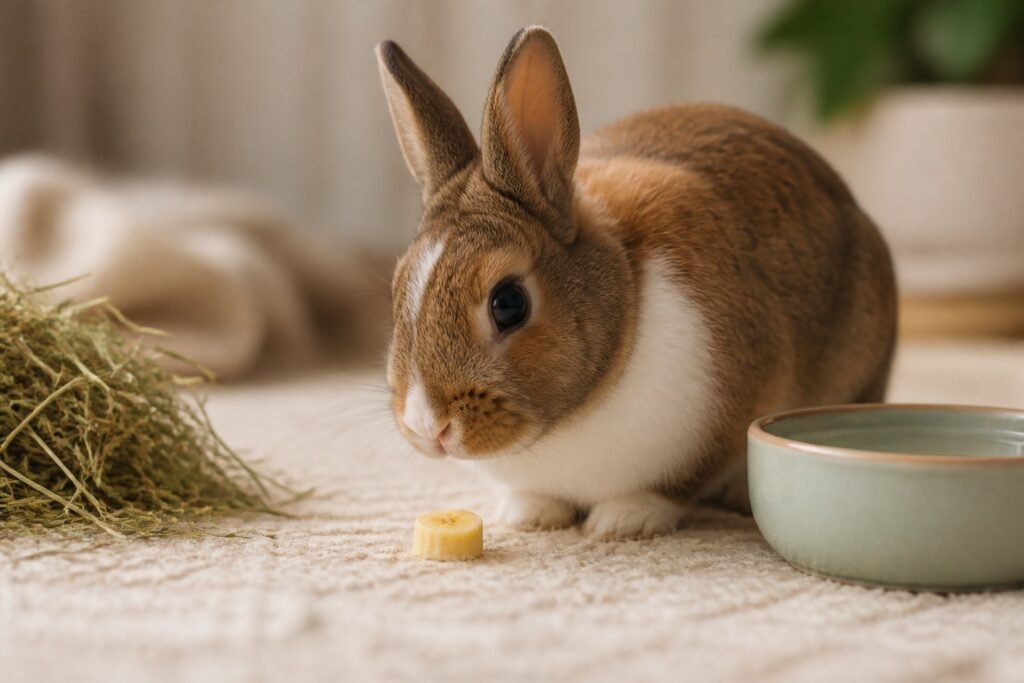 Les lapins peuvent-ils manger de la banane