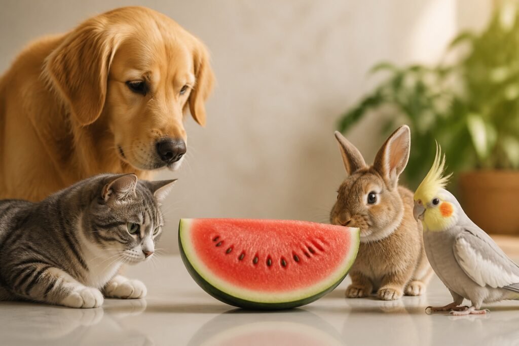 ¿Qué pets pueden comer sandía? image — Faunexia food profile