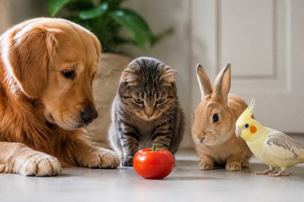 What pets can eat tomatoes image — Faunexia food profile