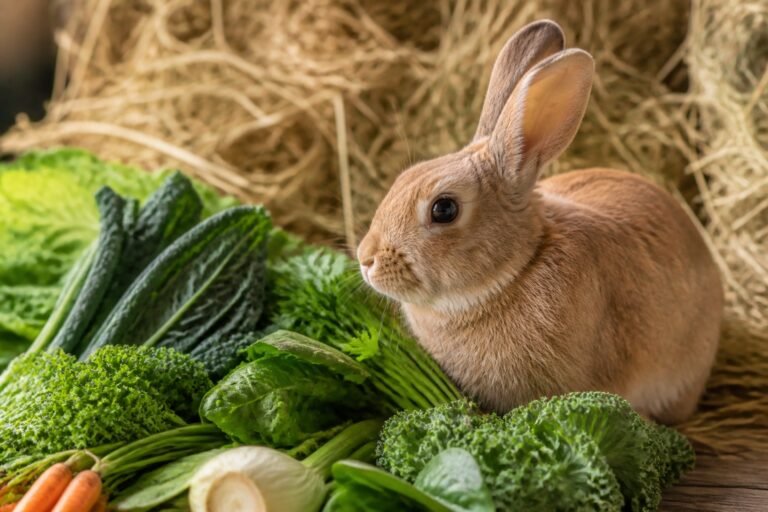 Verduras seguras para conejos