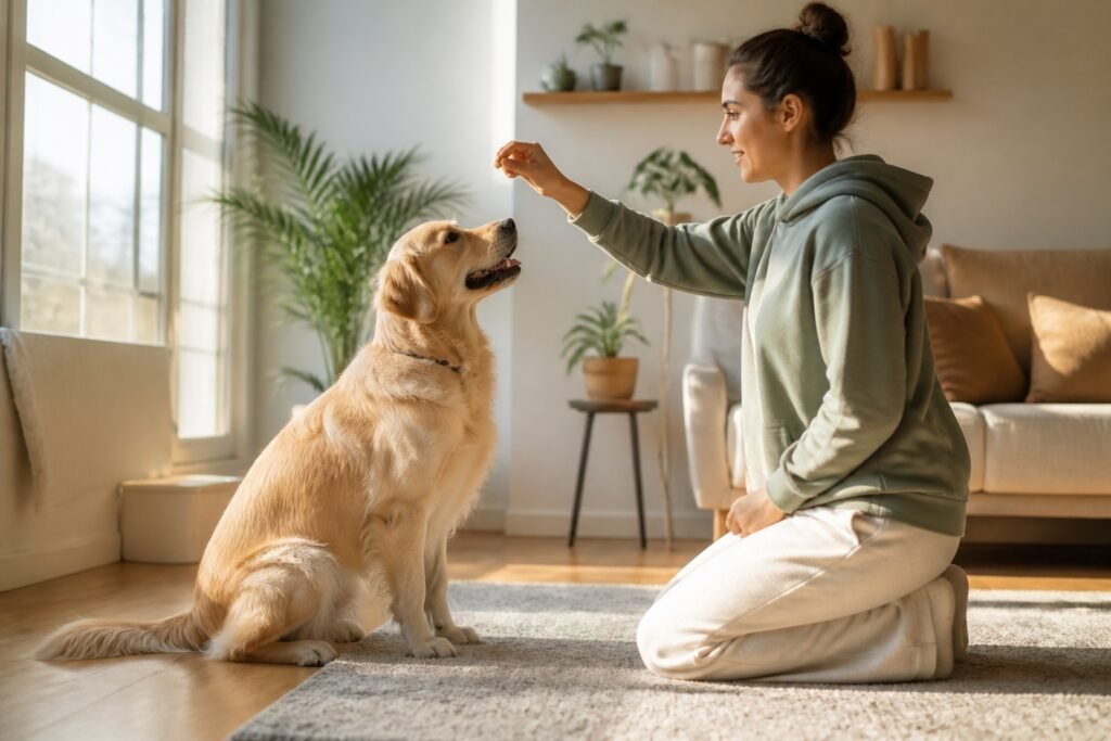 Adiestramiento de perros en casa