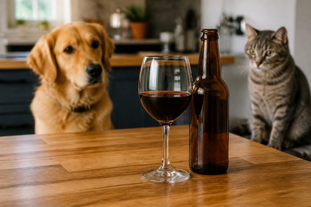 Is alcohol toxic to pets? image — Faunexia food profile