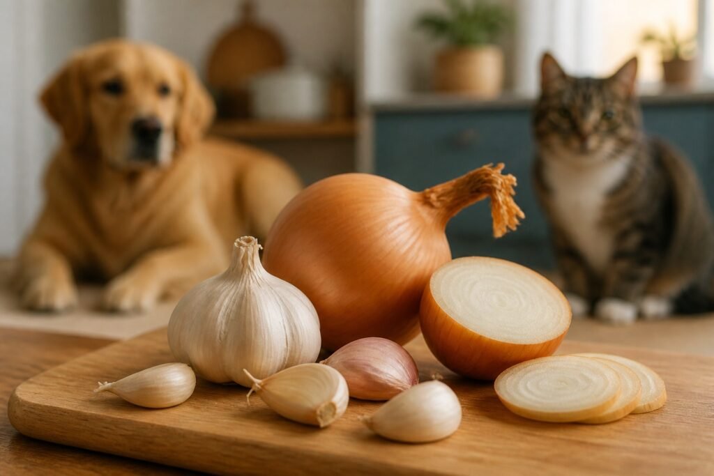 Imagen de ¿La cebolla y el ajo son tóxicos para las mascotas? — ficha de alimentos Faunexia