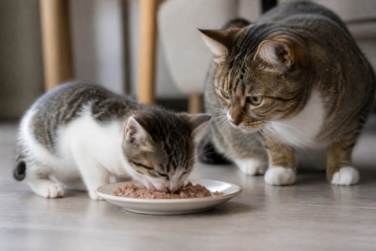 Cómo destetar a un gatito