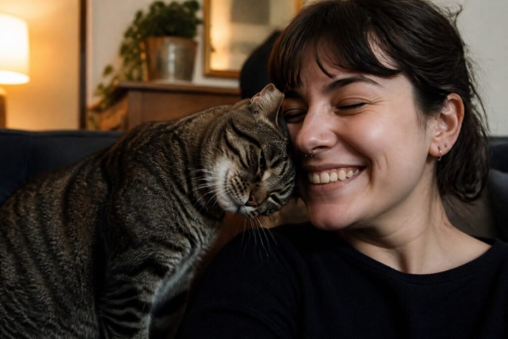 Cómo saber si mi gato me quiere