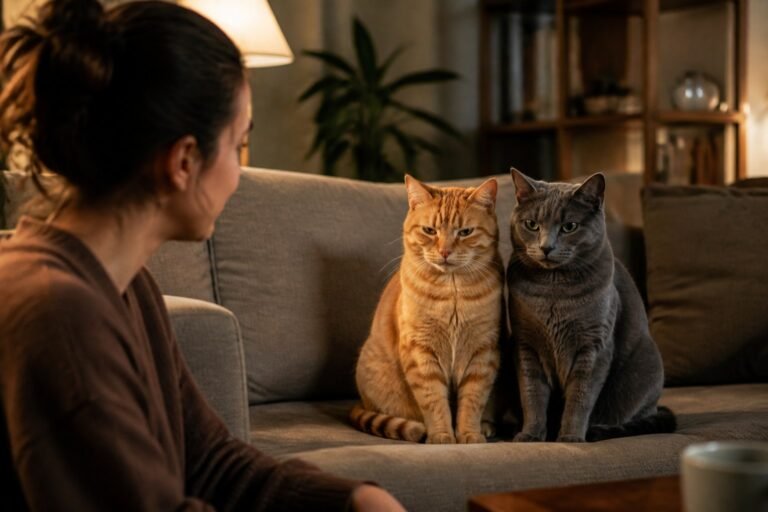 Diferencia de carácter entre gato macho y hembra