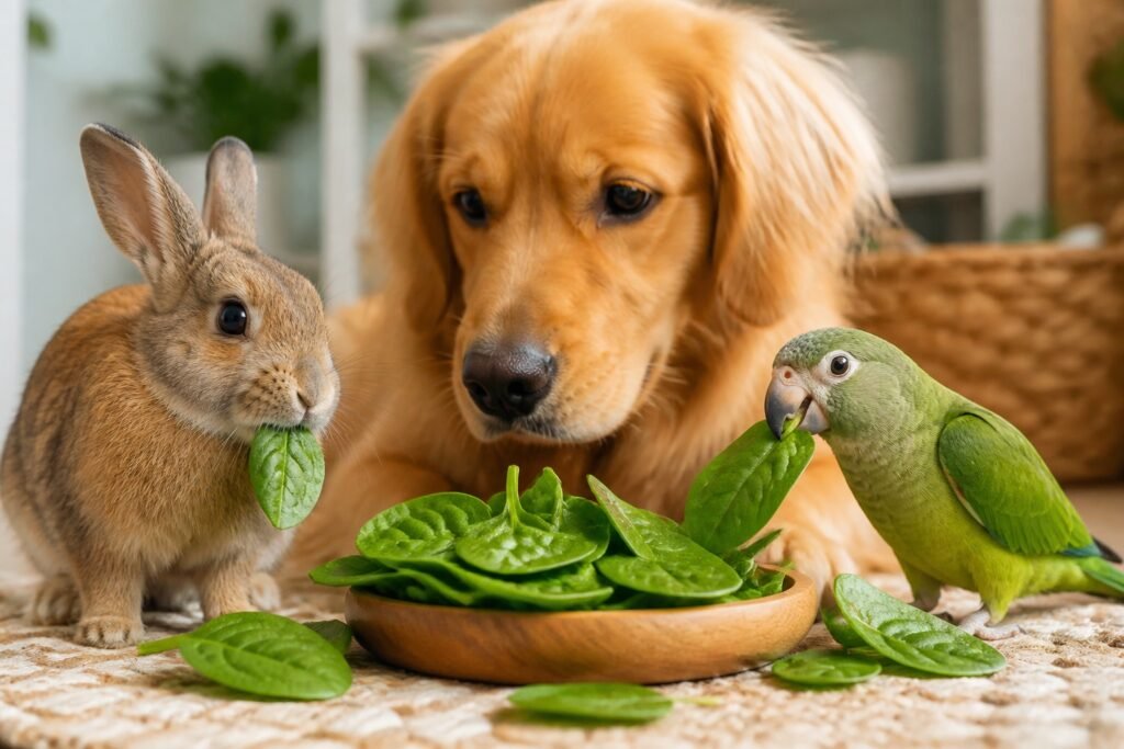 Imagen de ¿Las mascotas pueden comer espinaca? — ficha de alimentos Faunexia