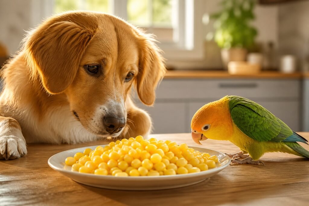 Imagen de ¿Las mascotas pueden comer maíz? — ficha de alimentos Faunexia
